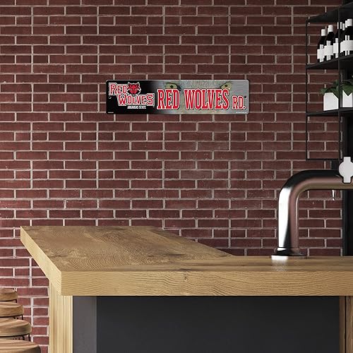 Vista 549 de Rico Industries Letrero de plástico de la NCAA de plástico de 4 x 16 pulgadas Alternativo