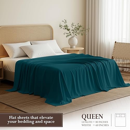 Miniatura 239 de Utopia Bedding Sábana encimera – 1 paquete (individual, azul marino) – Tela de microfibra cepillada suave – Sábana superior resistente al