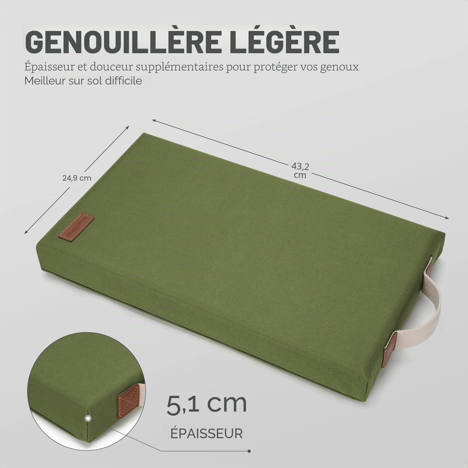 HappyPicnic Grande genou Mat-gardening Repose-genoux Pad