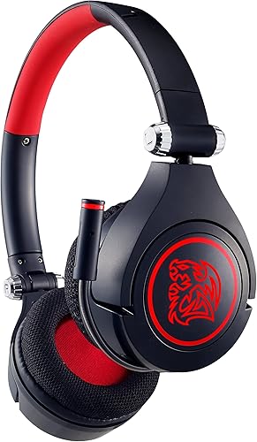 Vista 2 de Tt eSPORTS CRONOS GO Micrófono retráctil Ultimate Light LED Gaming Headset (HT-CRG-ANOEBK-15)