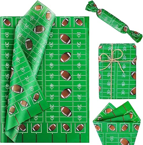 Miniatura 6 de Kavoc 100 hojas de papel de seda de béisbol de 20 x 14 pulgadas, hojas de papel de regalo de béisbol a granel para envolver regalos, hojas de