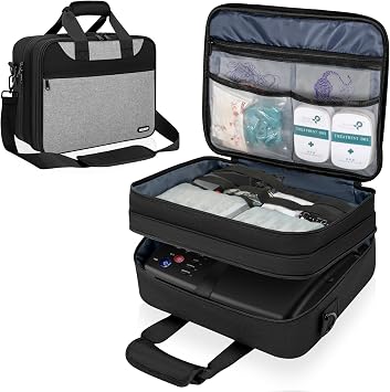Tattoo Carrying Case Tattoo Supplies Organizer Tattoo Kit Travel Bag for Tattoo Stencil Printer and Tatoo Equipment