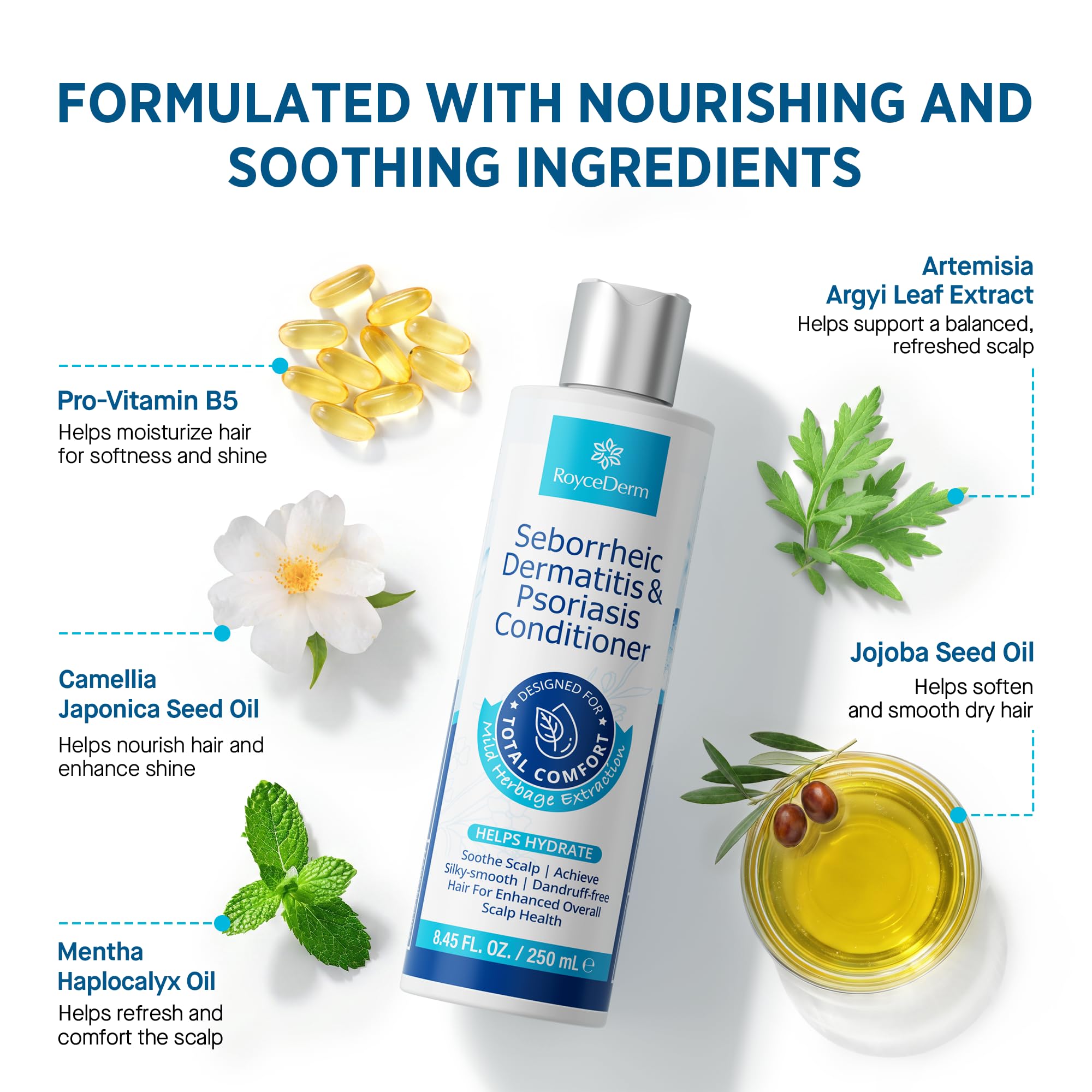 glutathione for scalp psoriasis Roycederm Seborrheic Dermatitis & Shampoo and Conditioner Set - Effective Treatment Folliculitis, Psoriasis, Dandruff, Dry Itchy Scalp fruits rich in glutathione Skin Concern_sensativity Size:1.7 fl. oz.