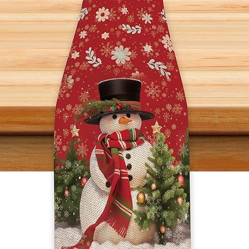 Camino de mesa de Navidad de 13 x 60 pulgadas para despedida de soltera, comedor junto al mar, reunión familiar, decoración de boda, fiesta de