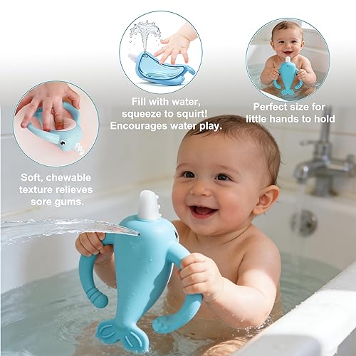 Miniatura 3 de Best Baby Toy for 4Months Baby, Baby Teething Toys for 3-6 6-12 Months, Teething Relief Toys, Food Grade Silicone Montessori Baby Teether Toy for