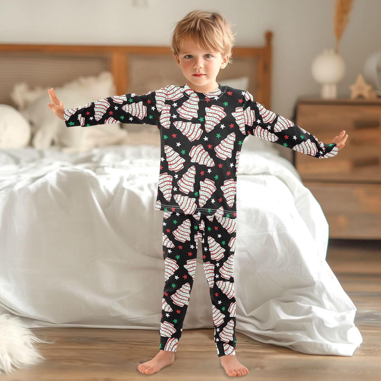 Pajama Sets Long Sleeve Soft Comfy Sleepwear 2 Piece PJS 3-8T - Image 6
