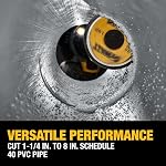 DEWALT Coupe-tube à impact Connect, coupe-tube PVC, roue de coupe à grain de diamant (DWAIPCIR)