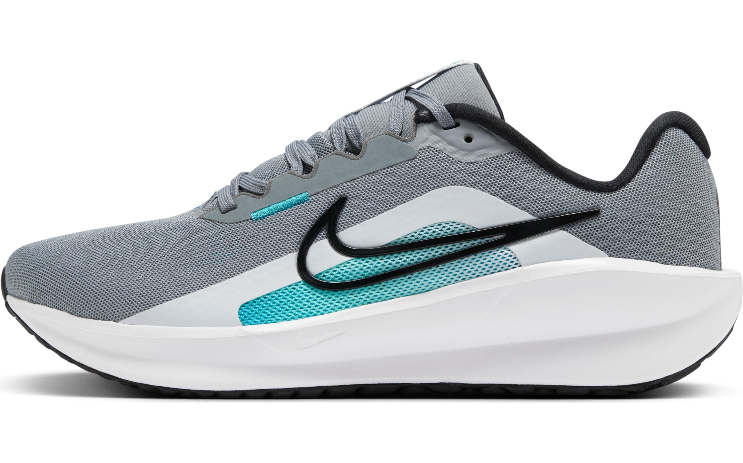 Nike DOWNSHIFTER 13 WIDE mens LACED SHOES 40 EU COOLGREYBLACK-DUSTYCACTUS-PUREPLATIN