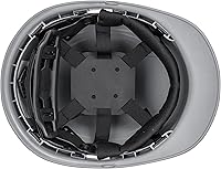 Vista 9 de Casco de seguridad con diseño de fibra de carbono y ala completa Pyramex, ajustable, tienda Acerpal