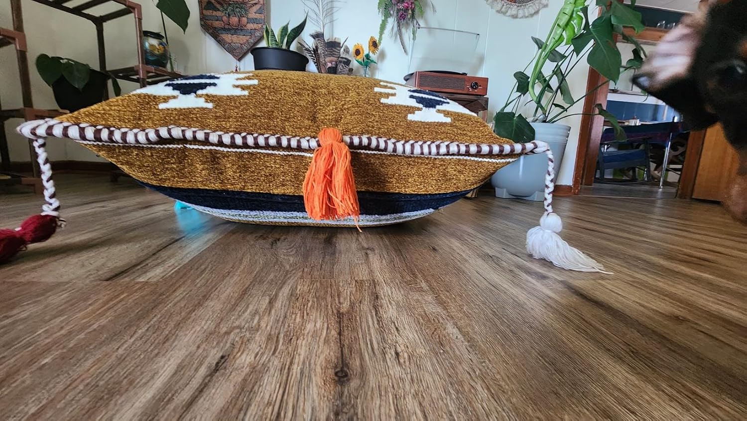 Handwoven Syrian Pouffe/Floor Pillows