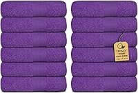 Vista 14 de Paquete de 12 paños de primera calidad (13 x 13 pulgadas), 100% algodón hilado en anillo, paños de lujo Toallas faciales ultrasuaves Paños