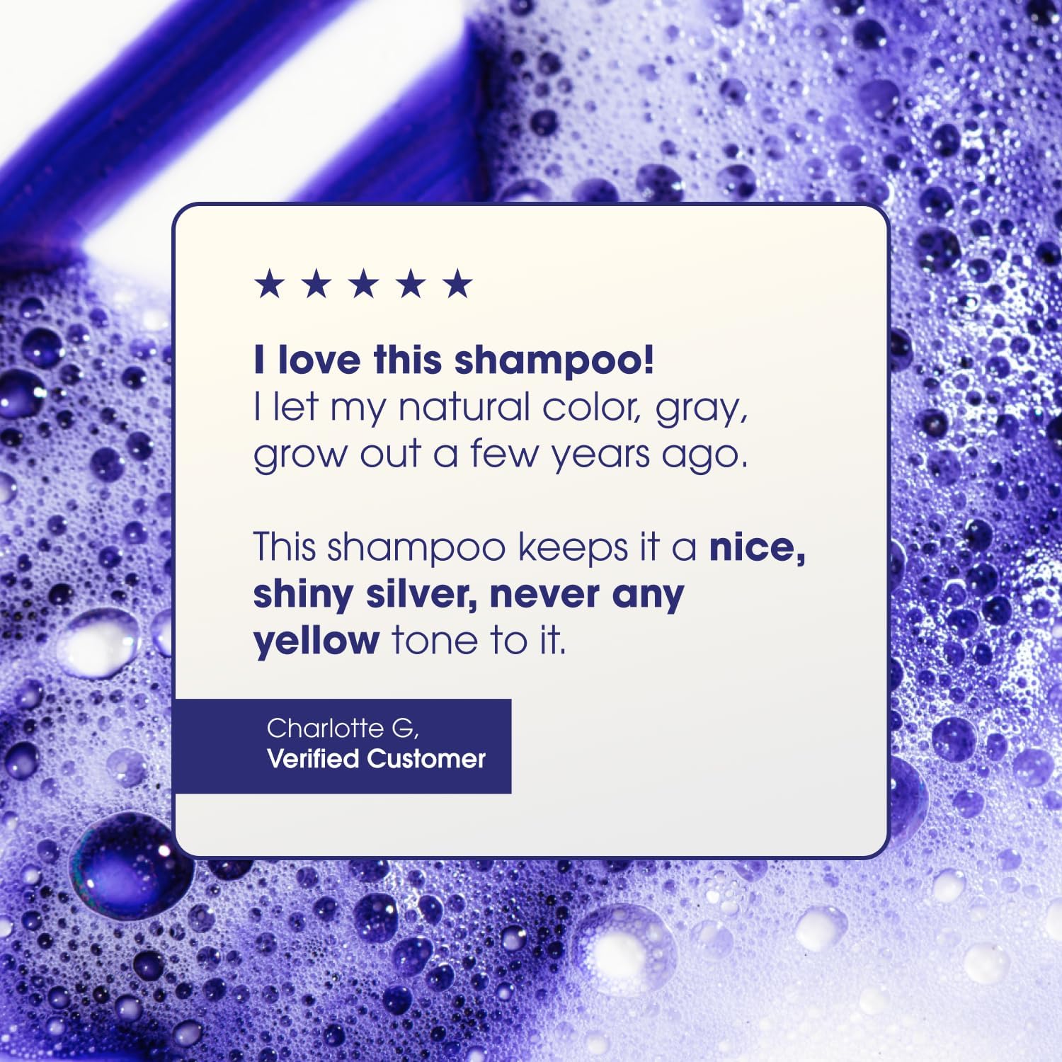 One 'n Only Shiny Silver Purple Shampoo - Argan Oil Toning Hair Shampoo for Blonde, Gray, White & Highlighted Hair - Moisturizes, Brightens & Reduces Brassiness (1 Liter) - Image 6