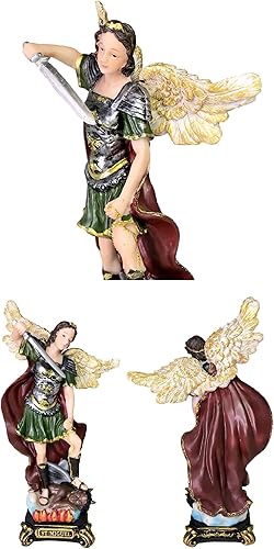 Miniatura 7 de 7 arcángeles - Juego completo de estatuas de 7 arcángeles de 9 pulgadas