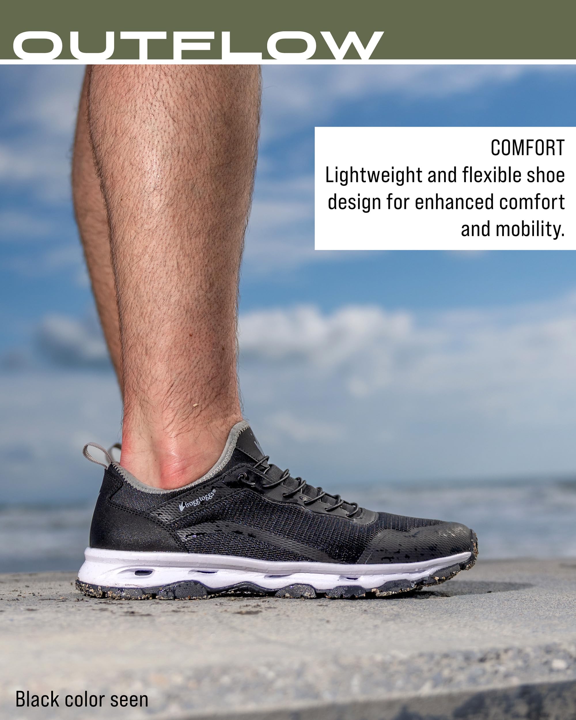 FROGG TOGGS Outflow Drain Shoe Water para hombre