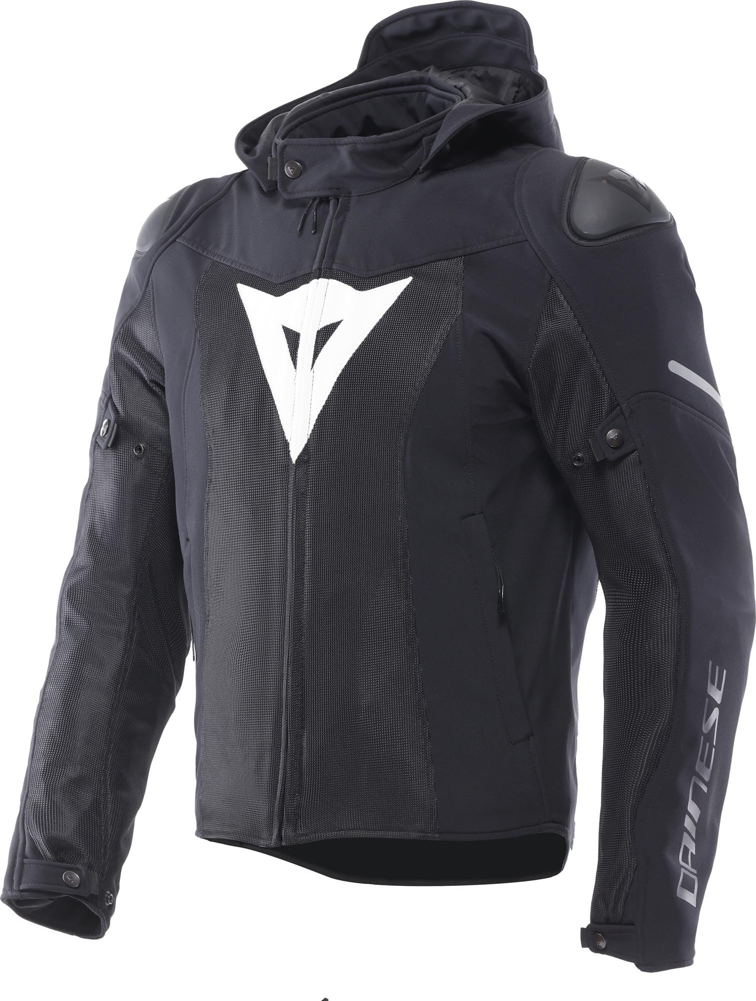 DAINESE Super Sprint Air Giacca tessile da motocicletta, nero/bianco, 50