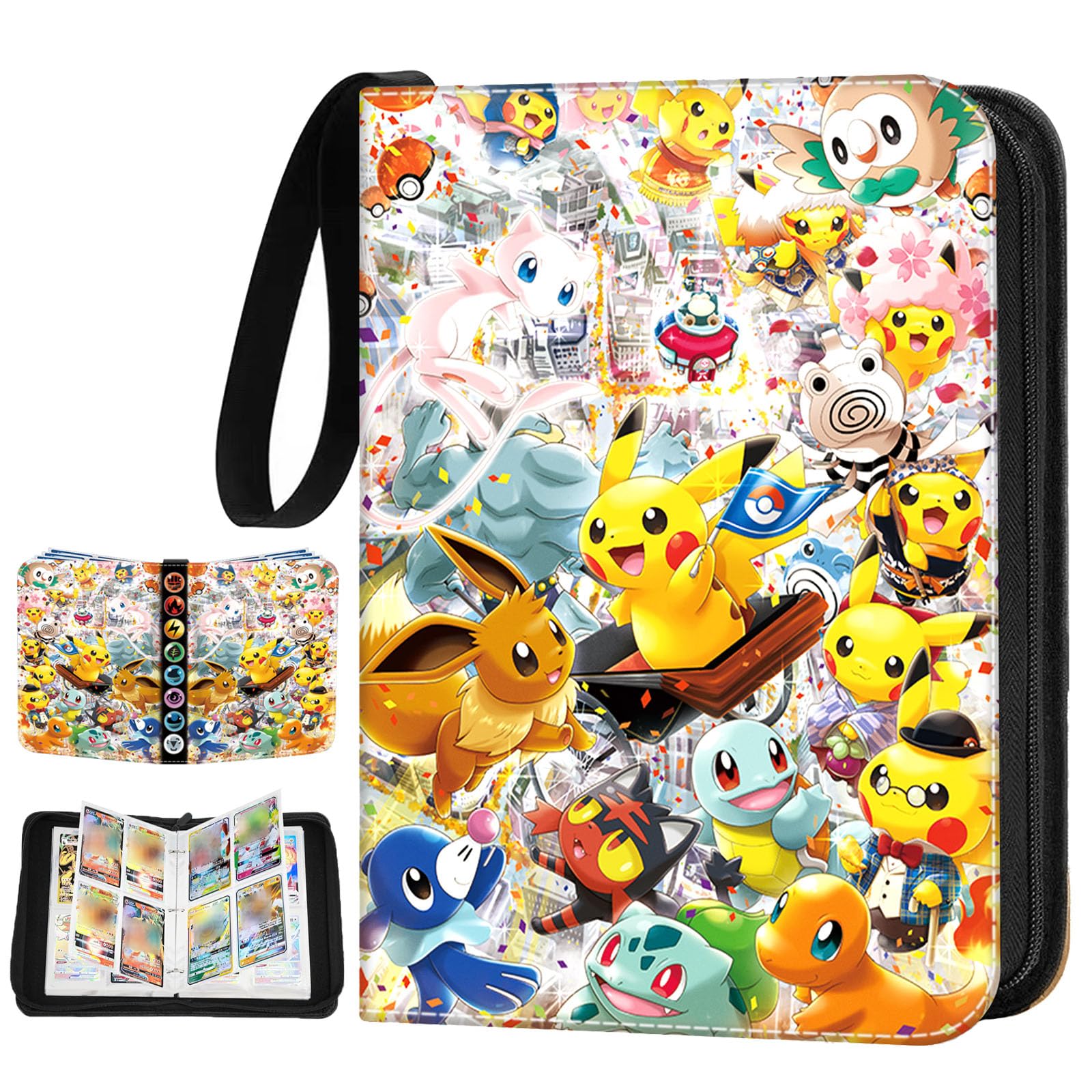 Sammelalbum für Karten, Sammelkarten Album 50 Seiten 400 Karten Kapazität,Geschenke für Sammler und Kinder.