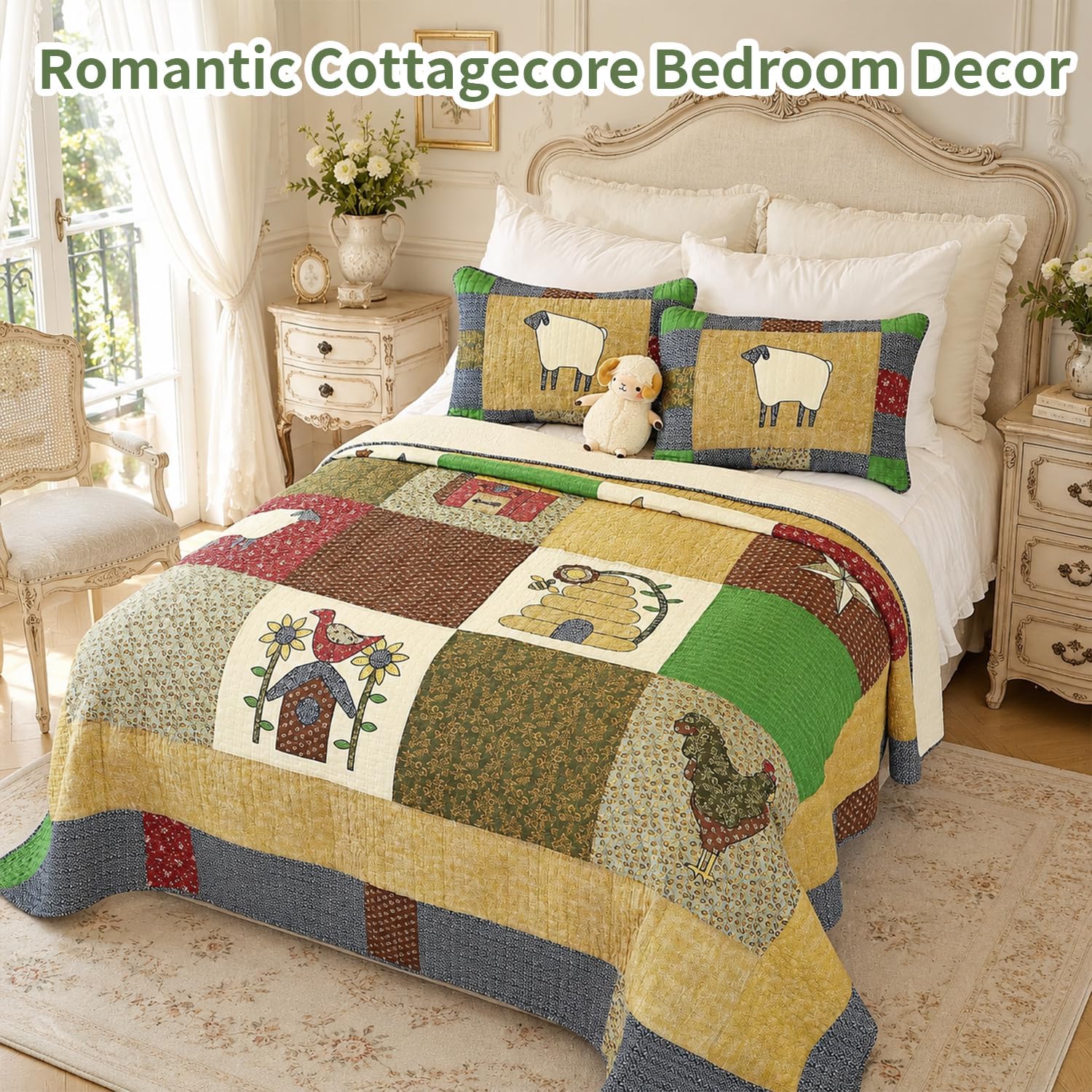 BOV Farmhouse Quilt Set Queen Size image 4