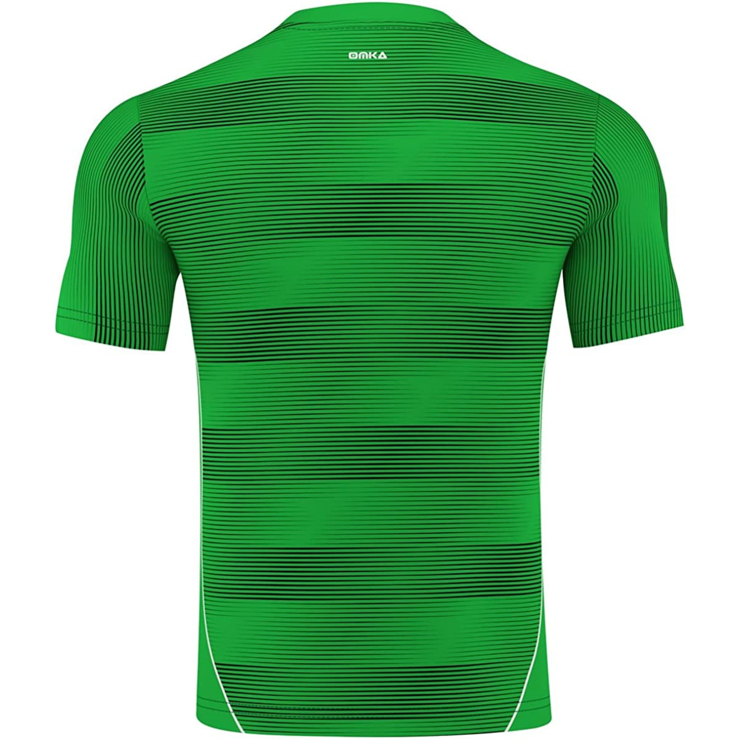 OMKA Team Sportshirt - Atmungsaktives Kurzarm-Fußballtrikot, Rundhals-Fantrikot, Premium Teamwear Sportbekleidung