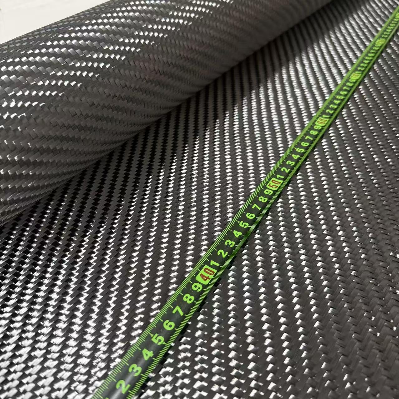 Grade A+ True Carbon Fiber Cloth, 3K 480gsm 2x2 Diagonal Twill Weave, 100cm / Width, High Strength for Bicycle Motorcycle Car (3K 480gsm Twill, 1m x 2m)