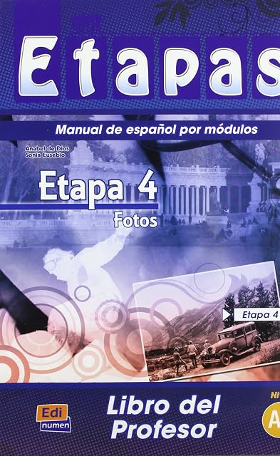 Portada de Etapas 4 Fotos Nivel A2: Libro del Profesor
