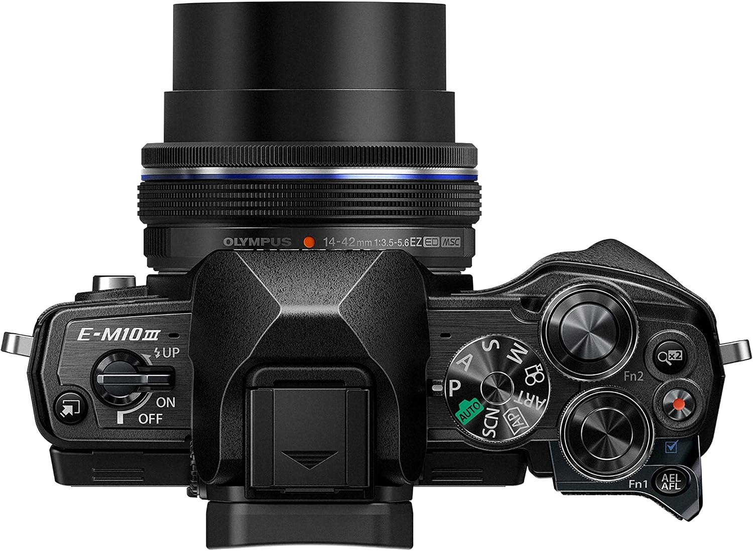 Olympus 14-42mm f3.5-5.6 EZ Interchangeable Lens for Olympus/Panasonic Micro 4/3 Digital Camera (Black) - International Version (No Warranty)