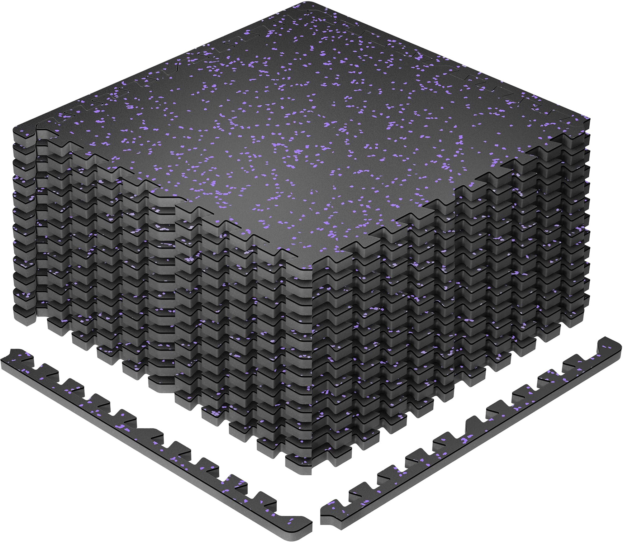 SUPERJARE 0.79'' Extra-Thick 12 Pcs 48 Sq Ft Exercise Equipment Mats
