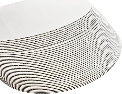 Miniatura 6 de ONEMORE [35 piezas] Tabla redonda para tartas de 12 pulgadas, desechable, base circular para tartas, base redonda revestida de 12 pulgadas, paquete