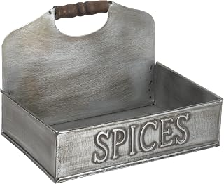 Red Co. 8      Country Chic Countertop Spice Jar Storage Organizer  Standing Bot - Compare price