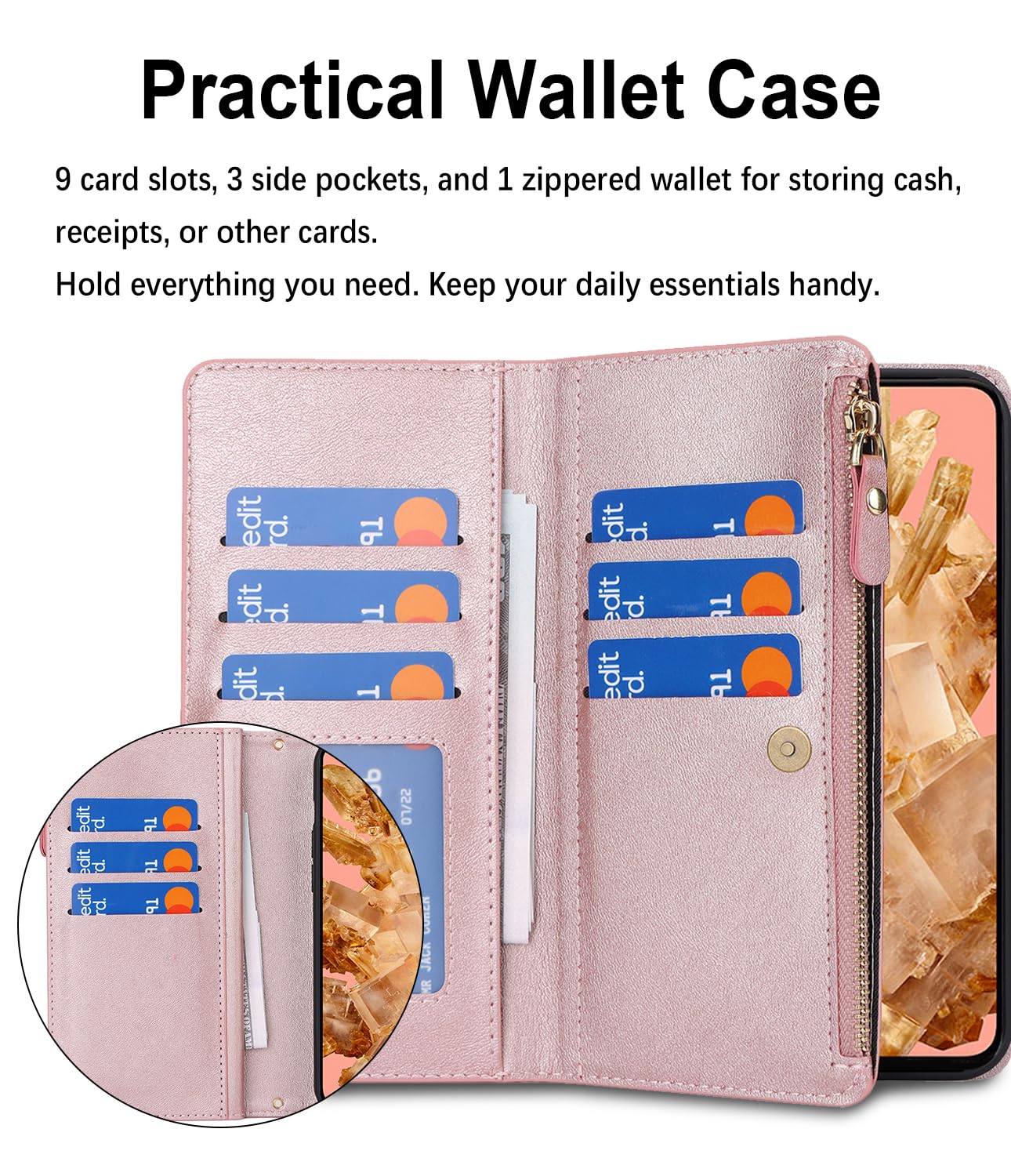 Funda Abatible Magnética Funda Libro Para Google Pixel 9 Pro XL - Carcasa De Cuero PU Con Ranura Para Tarjetas Y Soporte - Color Blanco Accesorio Google Pixel