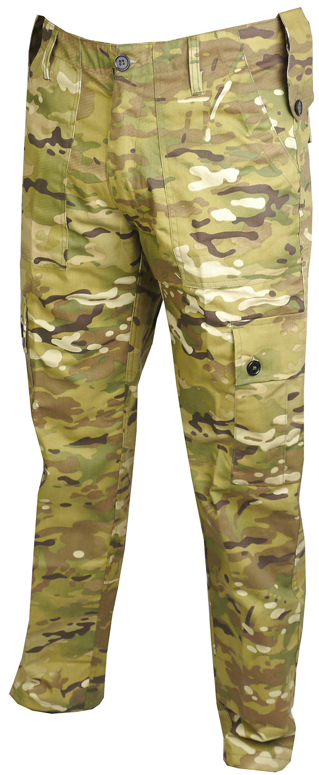 Savage Island Men's Sav Camo Combat Cargo Military Trousers, 32W-32L