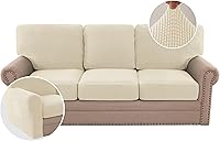 Vista 286 de H.VERSAILTEX Multi-Pieces Sofa Covers Stretch Couch Covers Form Fitted Seats and Back Cushions Covers
