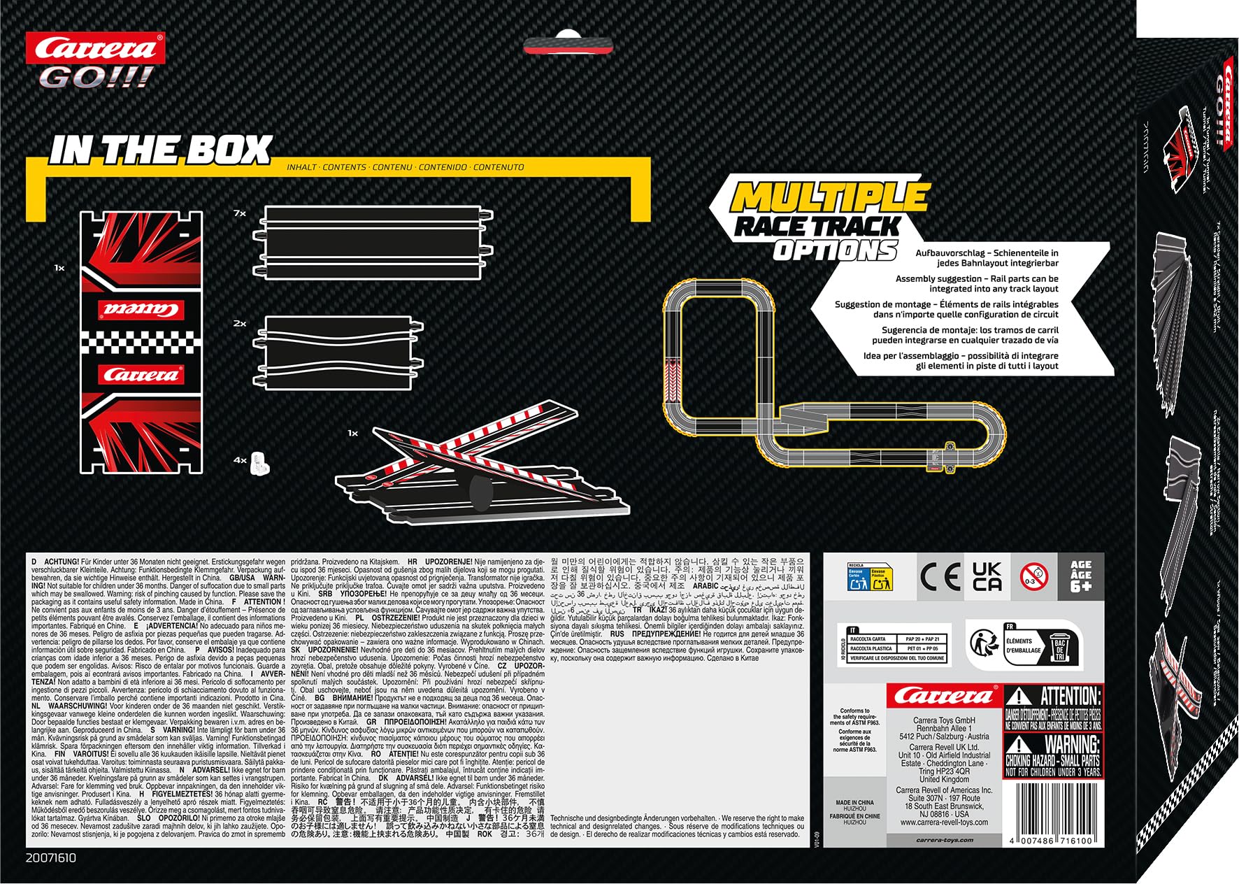 Amazon.com: Carrera GO Mega Slot Car Racetrack Extension Pack 1:43
