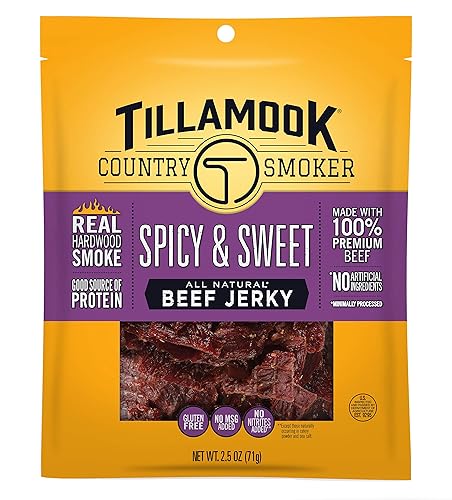 Tillamook Country Smoker Tillamook Real Hardwood Smoked Old Fashioned Silver Dollar - charqui de carne de vacuno
