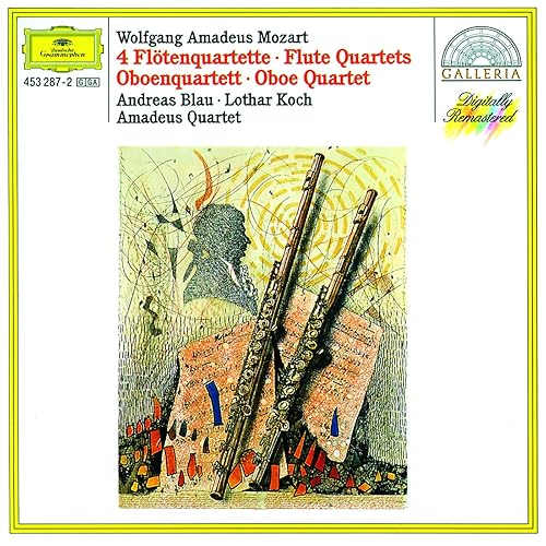 Mozart Flute Quartet No. 1 in D Major, K. 285 1. Allegro von Andreas Blau and Amadeus Quartet