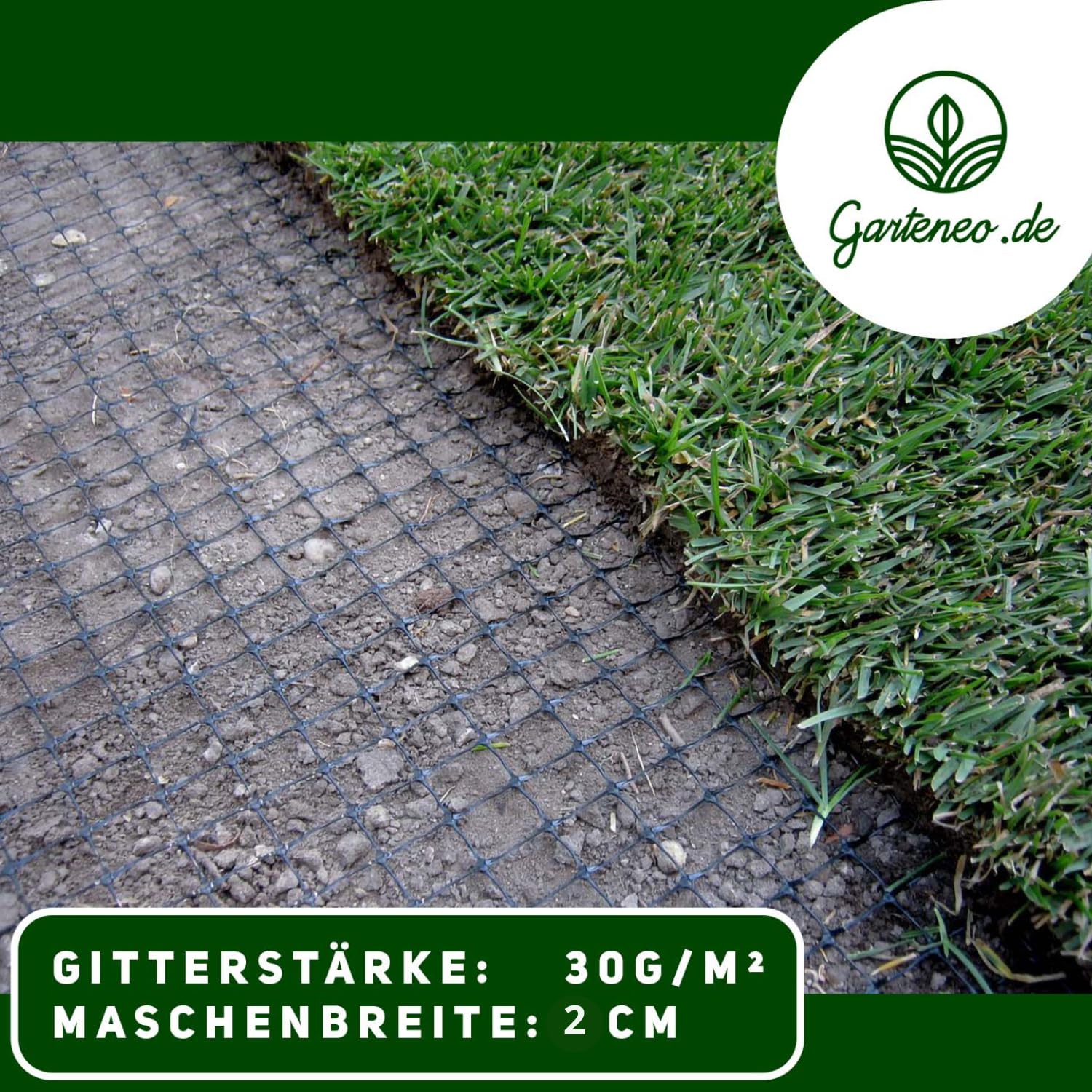 Kratka do trawnika, ochrona przed kretami, 1 m x 50 m