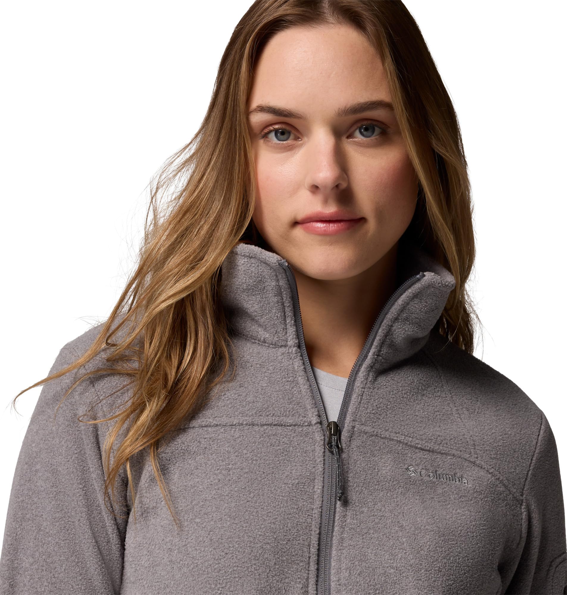 Columbia Fast Trek Jacket, Kurtka polarowa Kobiety, City Grey Heather/City Grey, M