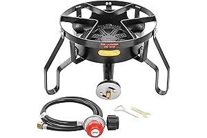 Concord Banjo 16” Single Propane Burner: Get Cooking with 200,000 BTUs