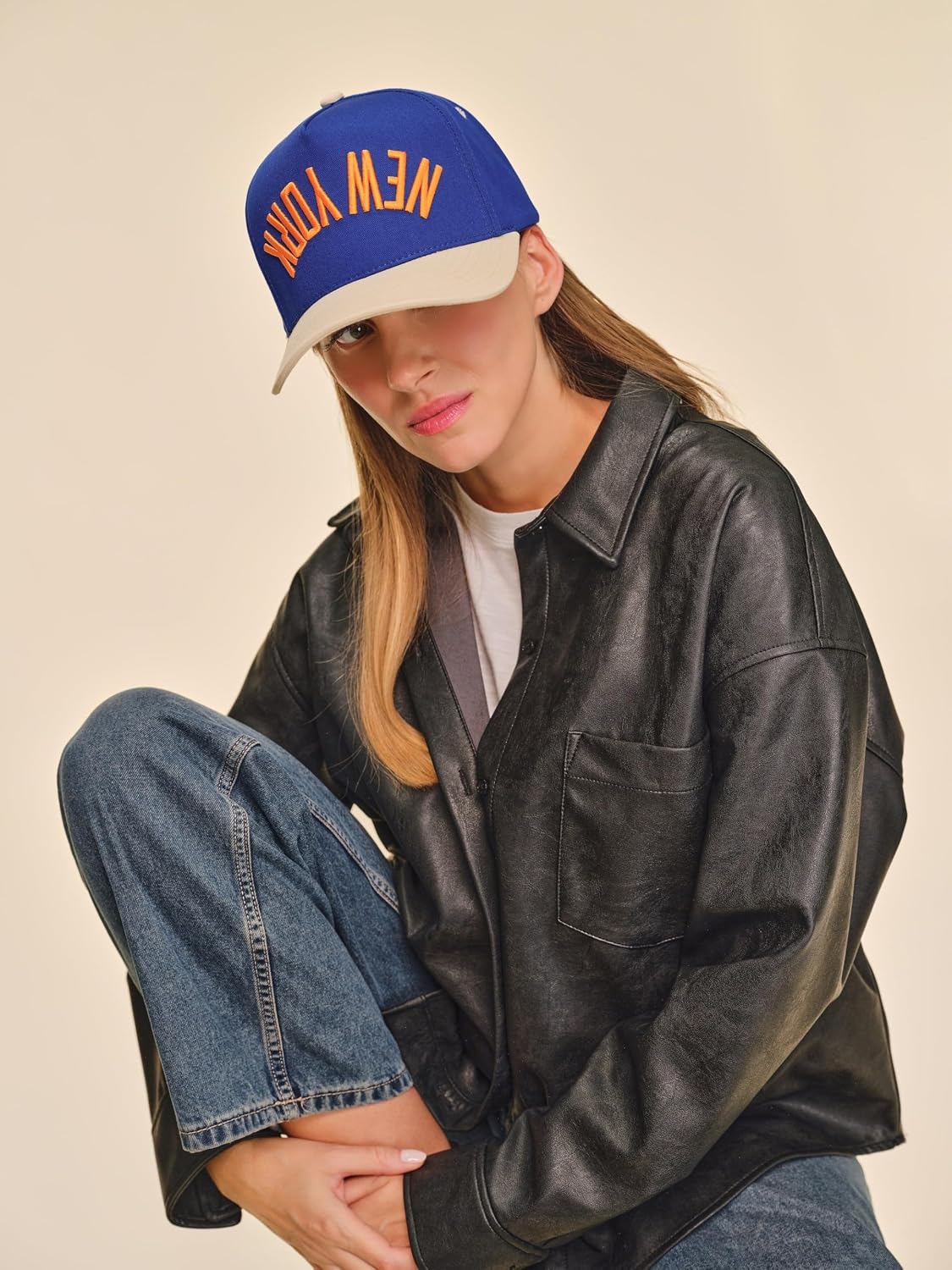 Premium Embroidered Hat | New York Upside Down Hat