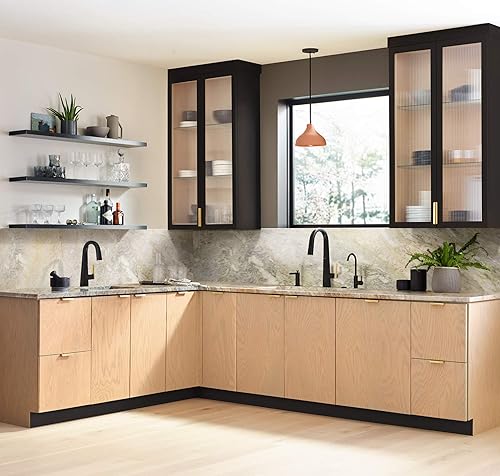 Miniatura 3 de Moen S3947BLS - Dispensador de jabón y loción montado en la cubierta de cocina moderno con botella recargable sobre el fregadero, acero inoxidable