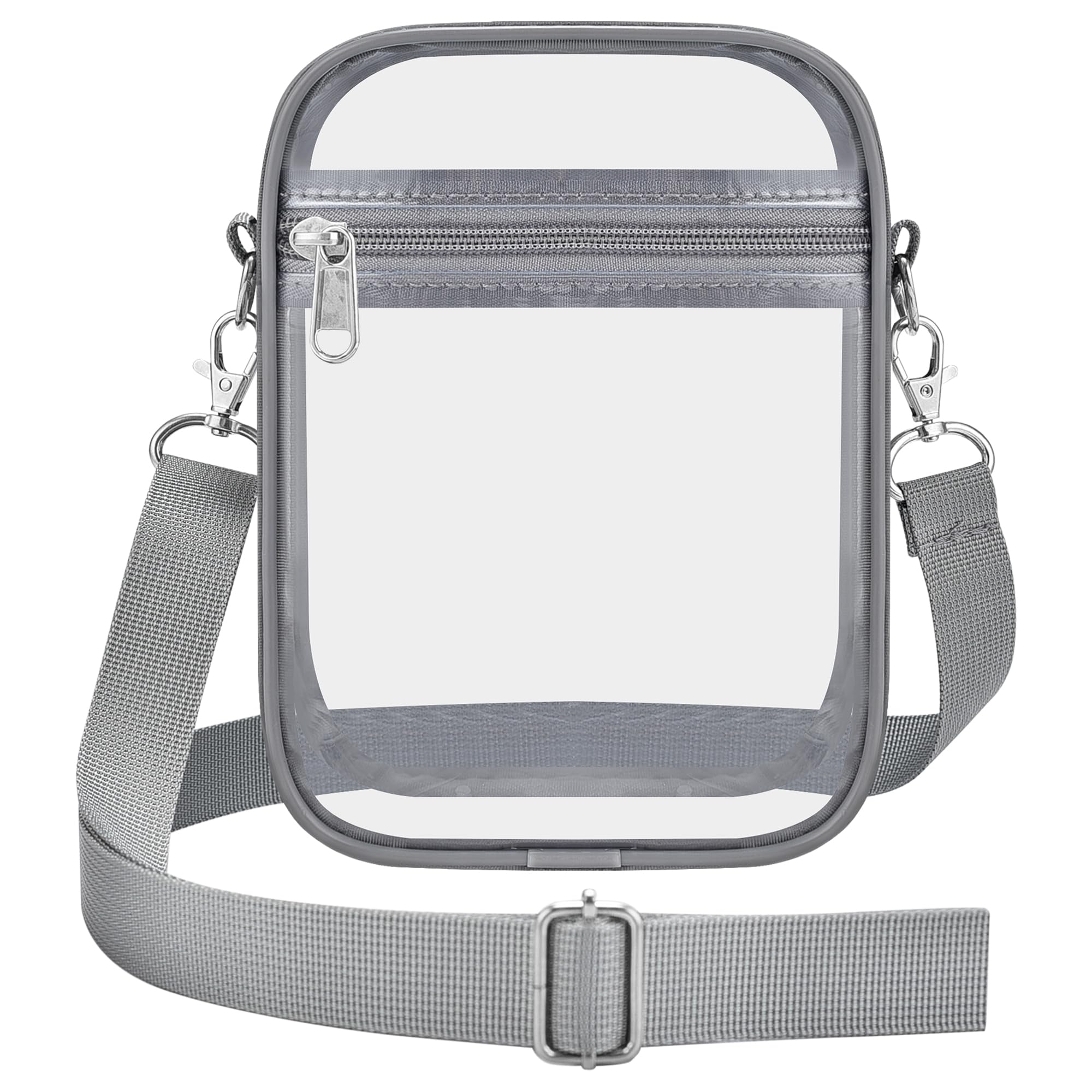 OrabenClear Messenger Bag Clear Bag Stadium Approved, Clear Purse Clear Crossbody Bag for Work, Workout, Sports
