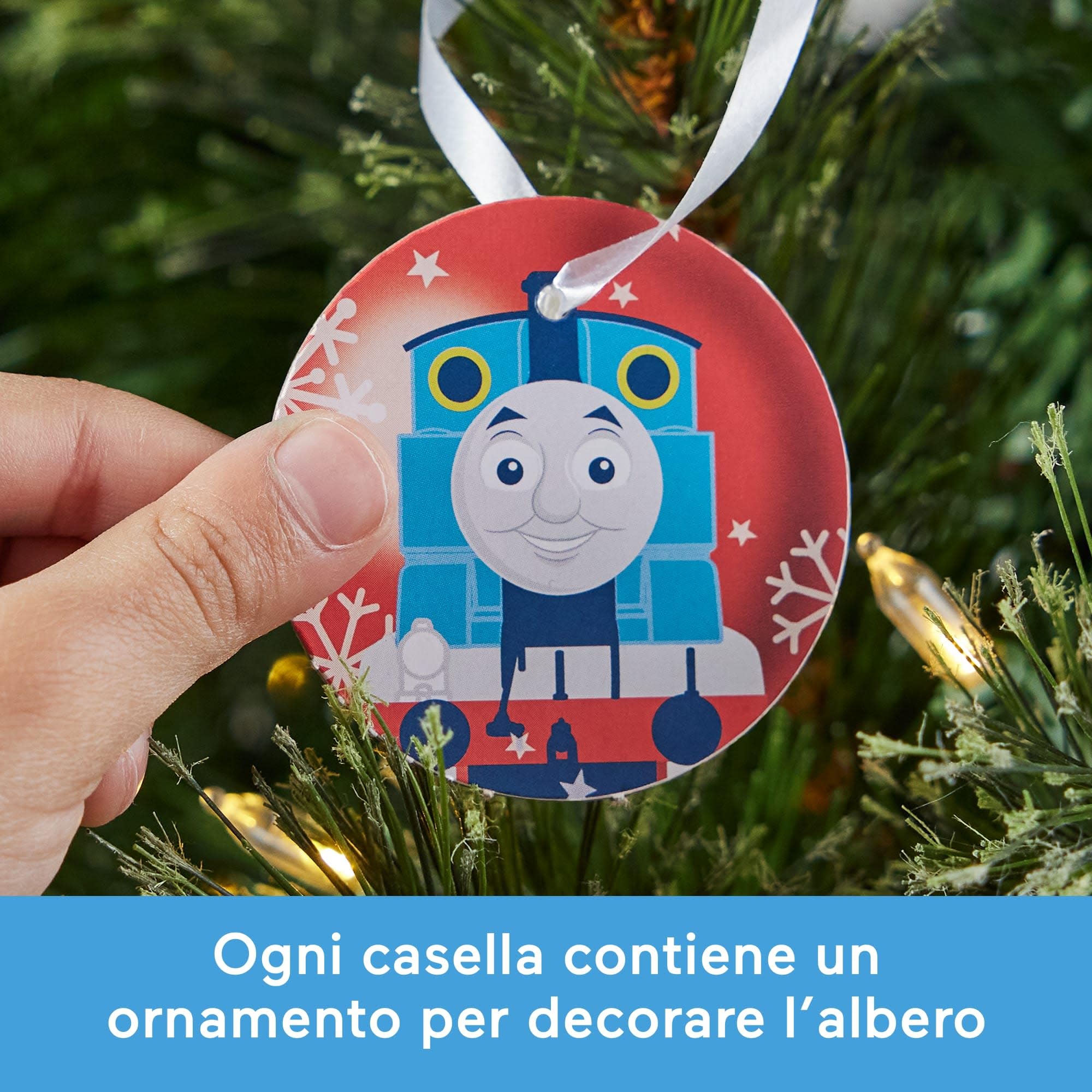 Thomas & Friends - MINIS Calendario dell'Avvento, 24 sorprese per le feste di Natale, include 8 trenini e veicoli di cui 2 profumati, giocattolo per bambini, 3+ anni, HWB49