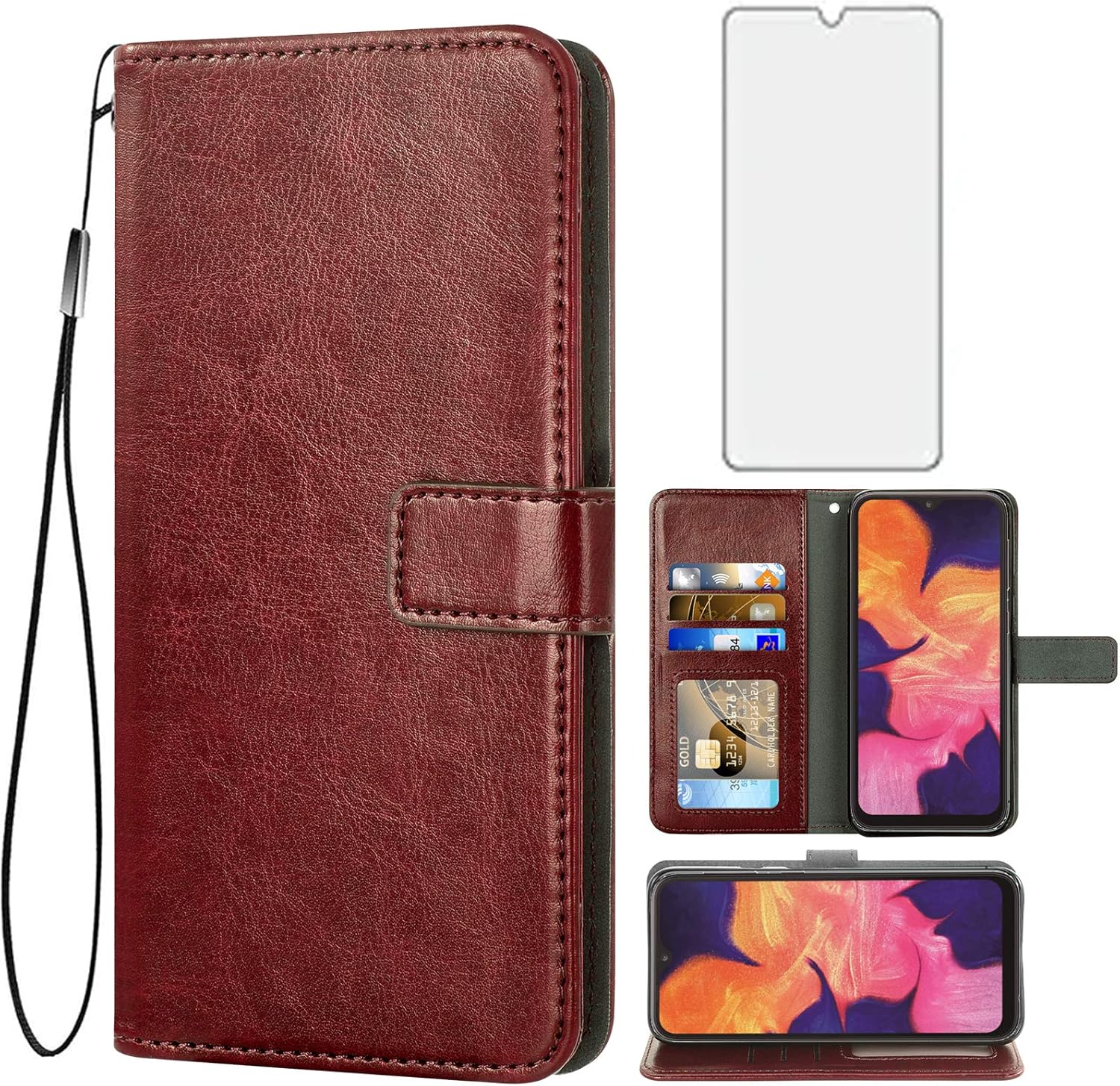 Asuwish Samsung Galaxy A40 Wallet Case with Tempered Sri Lanka Ubuy
