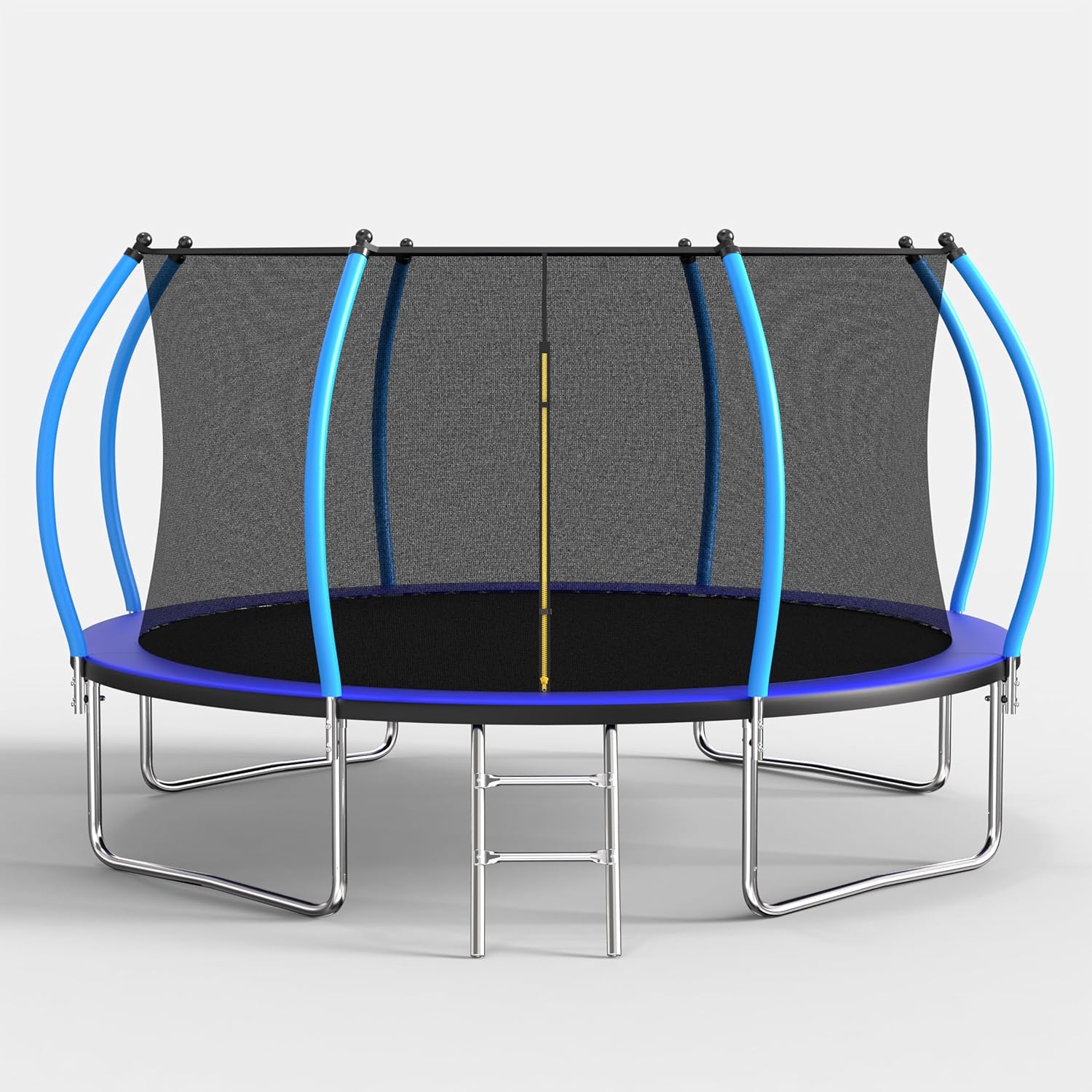 Mersco 14FT Trampoline for Kids and Adults Blue ecreational Trampoline