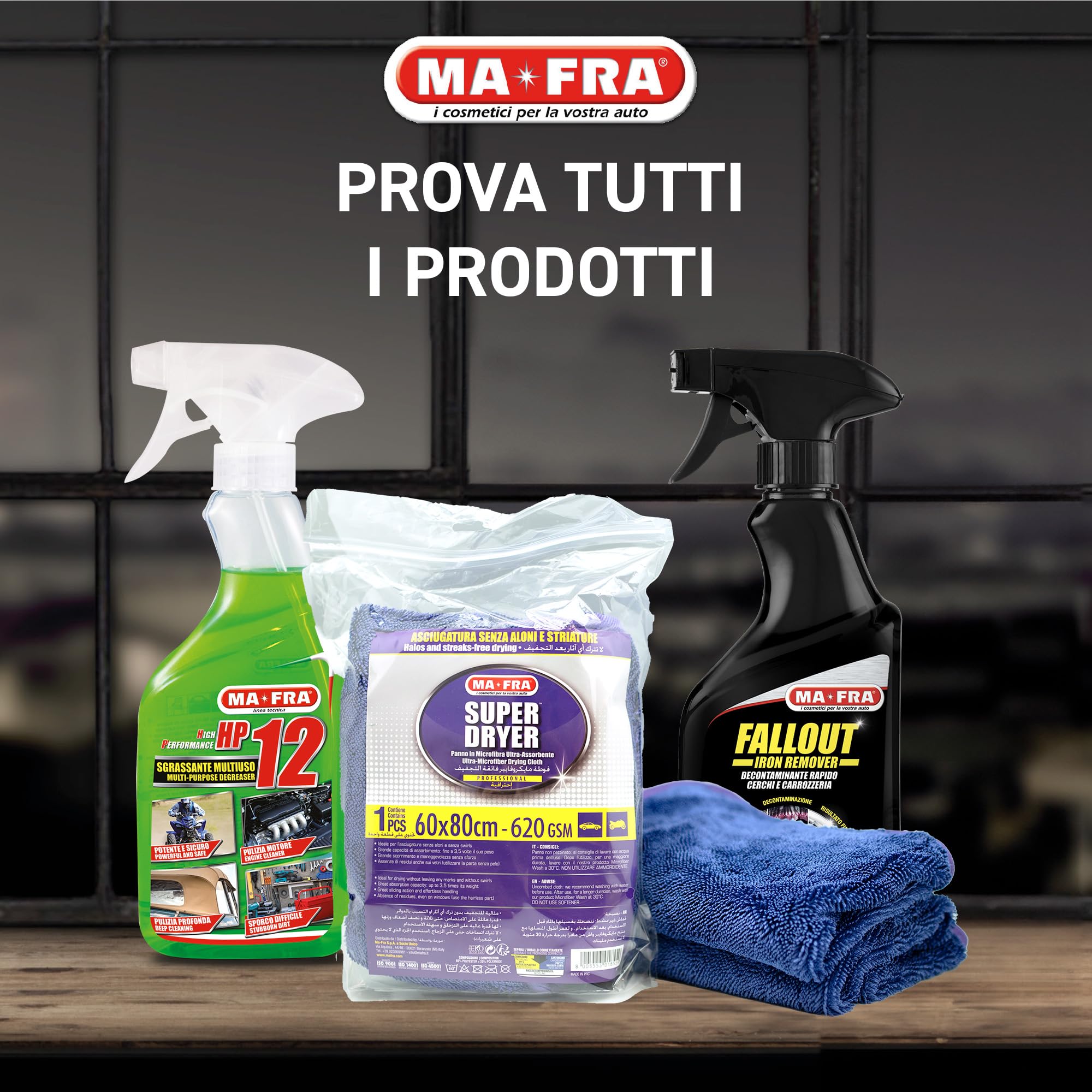 MAFRA, Killer, Detergente Spray per Auto, Elimina Macchie e Tracce di Insetti e Moscerini in modo Facile e Veloce Senza Strofinare, Formato da 500 ml