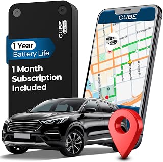 Cube Pro Real-Time GPS Tracker for Cars & Trucks w/ 4G LTE & 1 Year Battery