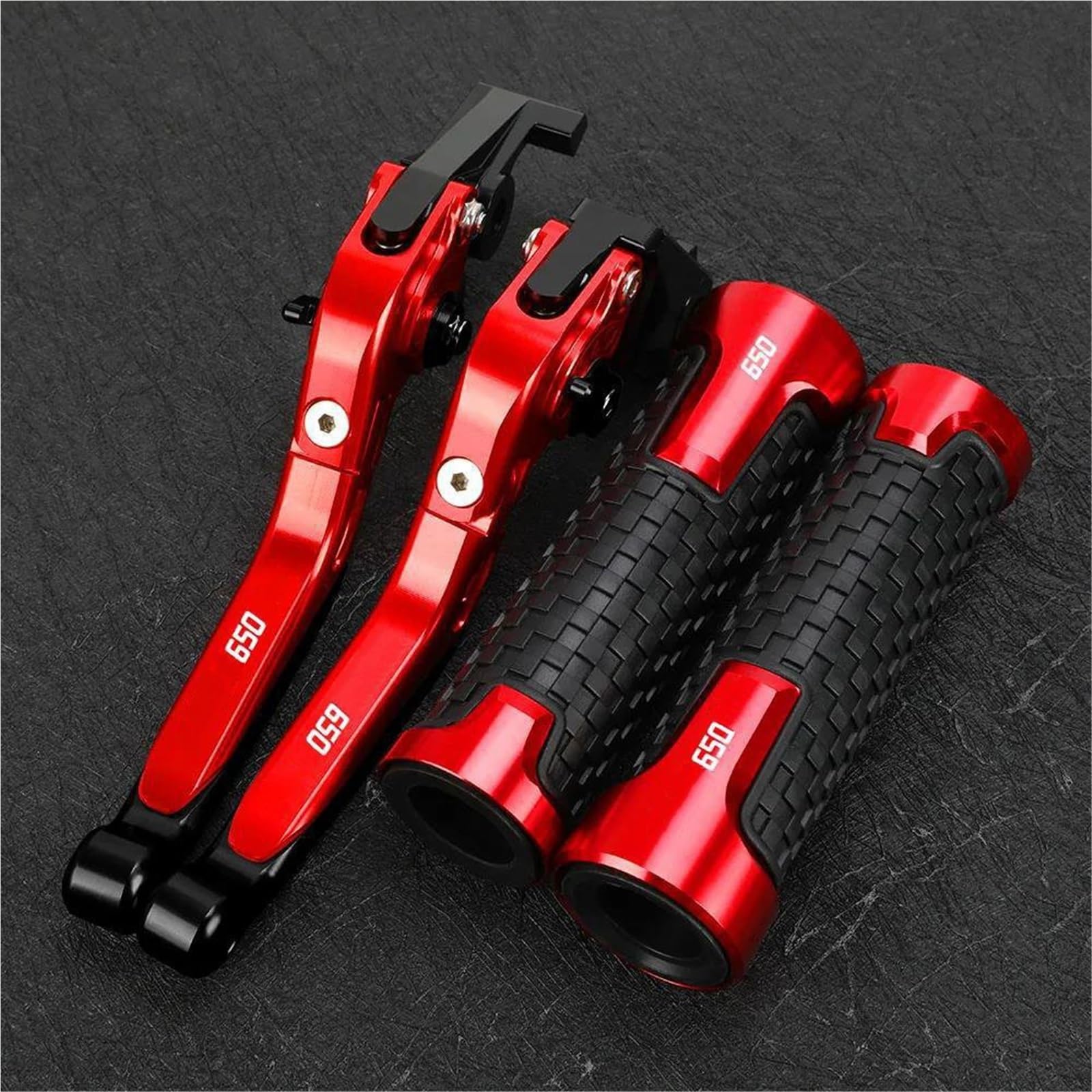 Tgvselpj Red 2 Motorcycle Part Pivot Clutch Levers Control Handles Motorcycle Parts Brake Lever Adjustable For H-Onda Cbr650r Cbr 650R 2018-2023(Red 2)