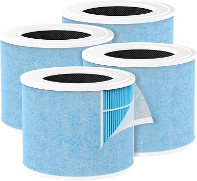 4 عبوات من فلتر AP01 البديل المتوافق مع جهاز تنقية الهواء Momcozy AP01 للأطفال، لـ ASINB0FPQ1RYR9، فلتر هواء 4 في 1