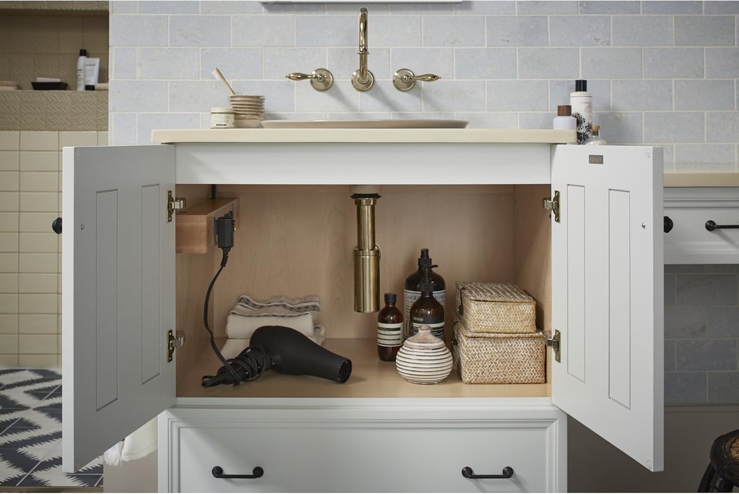 Uр Tо 50% оƒƒ KOHLER K-99681-1WR Side-Mount Electrical Outlets in Natural Maple for Tailored Vanities Frее Shірріng 🛒 KOHLER K-99681-1WR Side-Mount Electrical Outlets in Natural Maple for Tailored Vanities