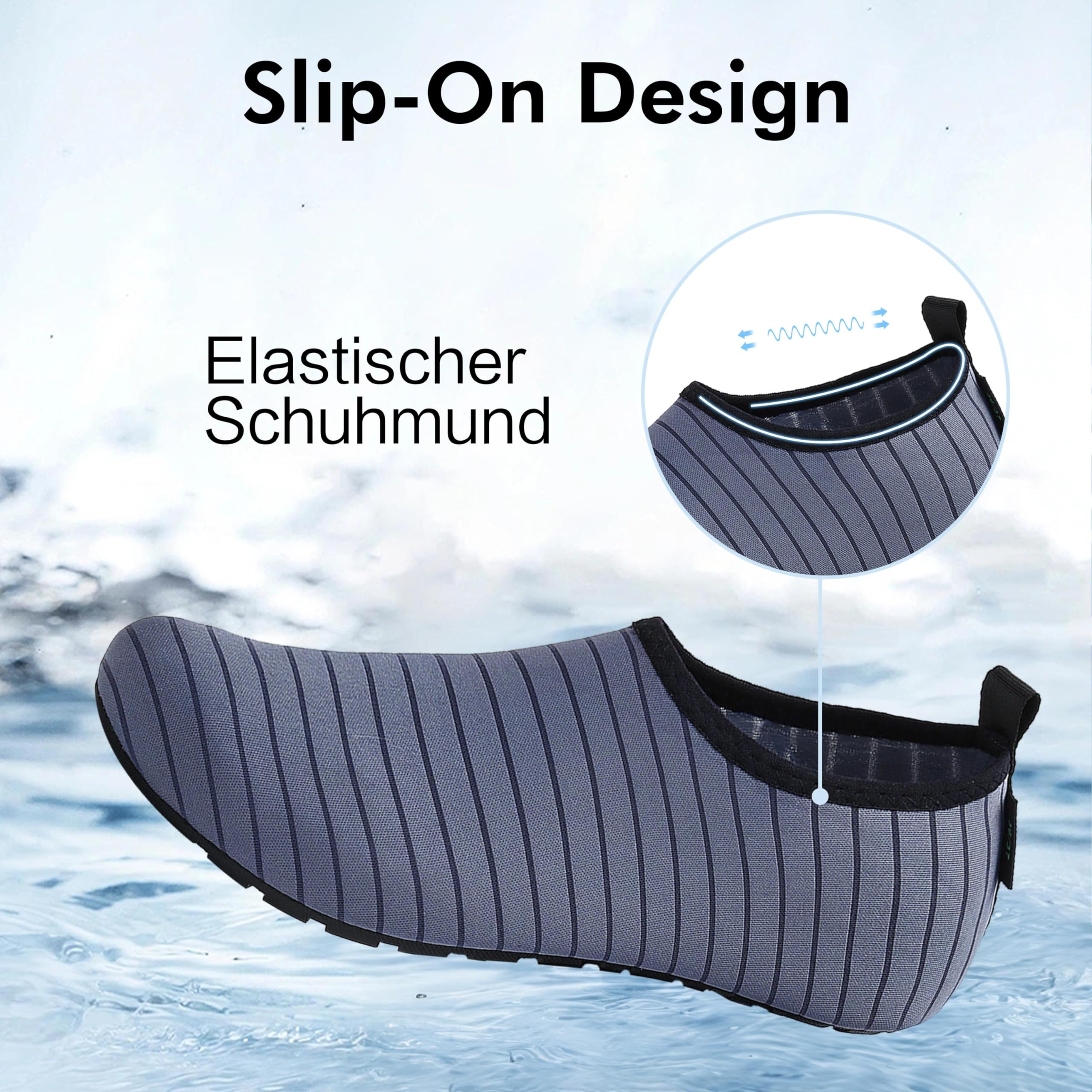 SAGUARO Scarpe da Scoglio Donna Uomo da Immersione Scarpette da Surf Water Shoes Barefoot per Bagno Spiaggia Mare Snorkel Yoga