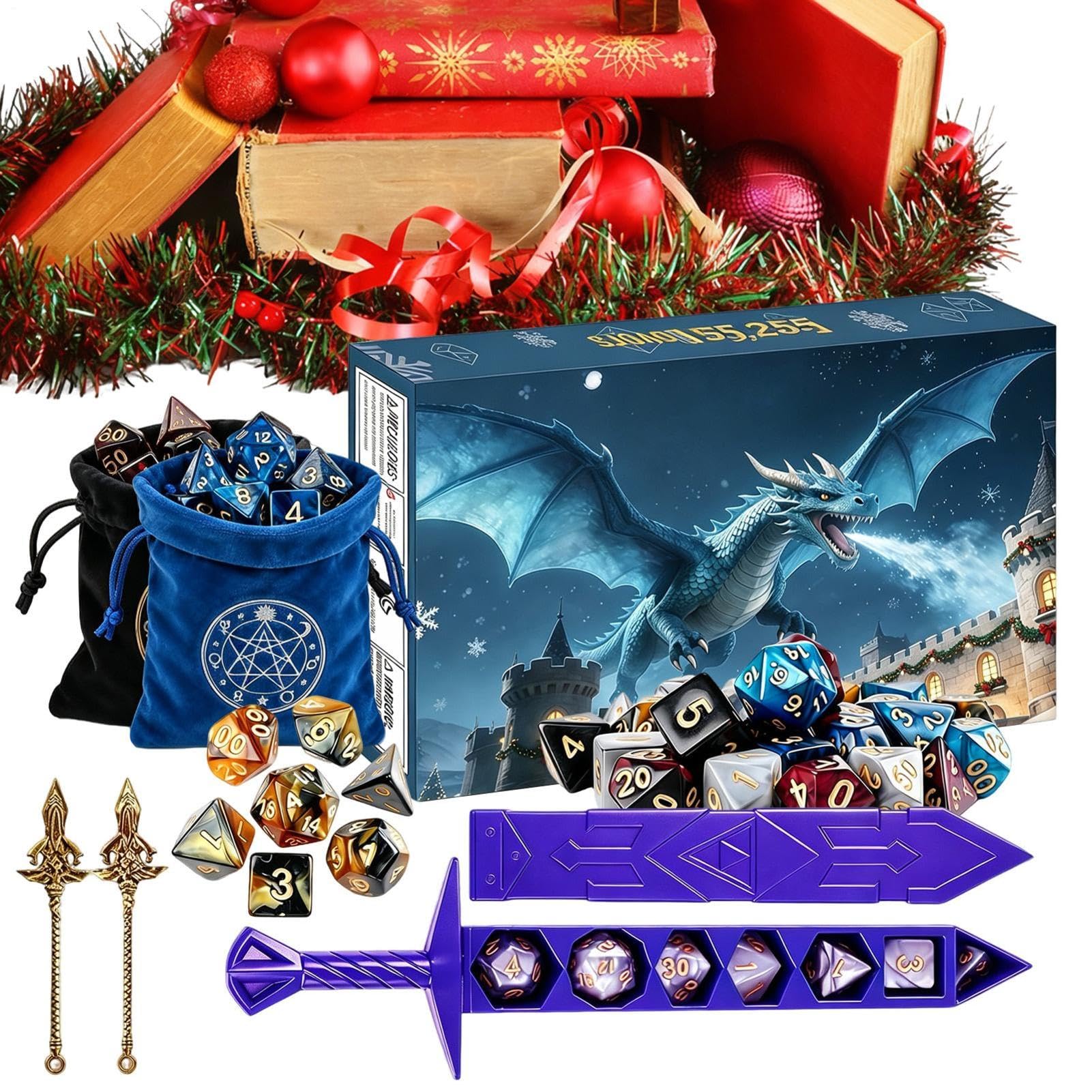 de rôle de Noël 2026 - Calendrier de l'Avent - de dés